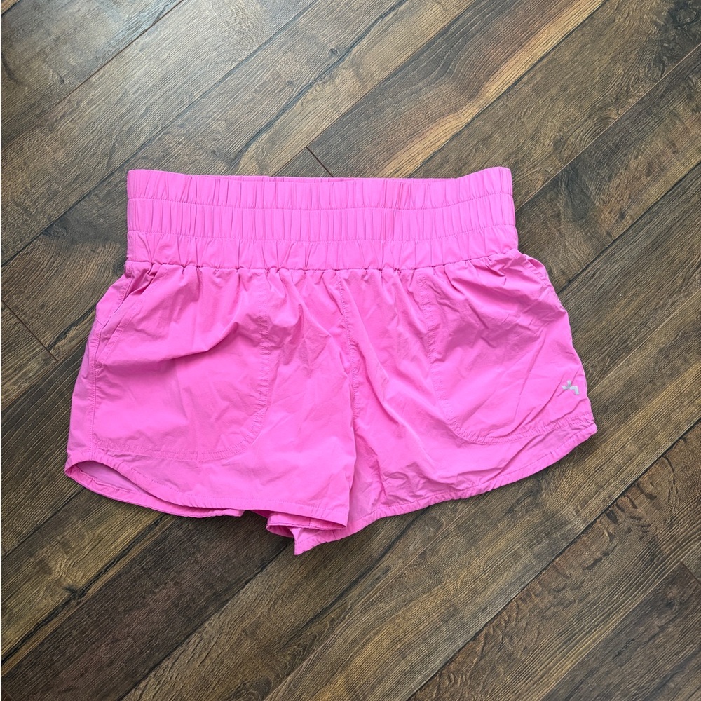 JoyLab Pink Athletic Shorts Elastic Waist Moisture-Wicking